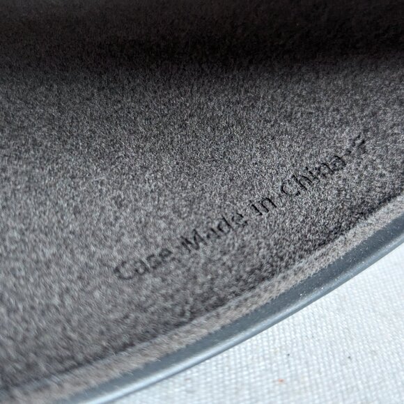 Prada Sport Authentic Eyeglasses Glasses Hard Large Grey Clamshell Case ONLY - Picture 5 of 9